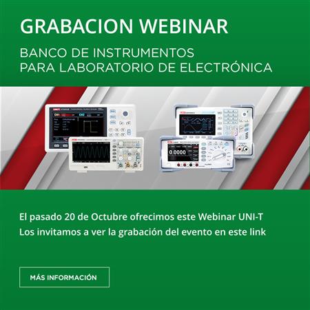 Webinar: Banco de Instrumentos para Laboratorio de Electrónica